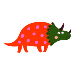 Dino, cute vector illustration, scandinavian art, doodle style.