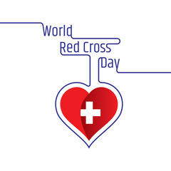 Poster for world Red Cross Day,