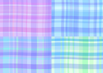 柔らかなチェック柄素材