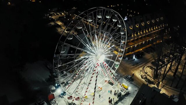 Zakopane Drone Aerial Ferris Wheel