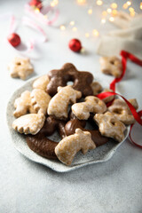 Traditional homemade assorted gingerbreads