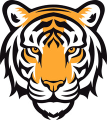 Plakat Eine Vektor Illustration von einem Tiger