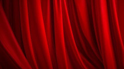 Smooth red textile background