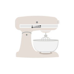 Mixer Cute Bakery Object Vector