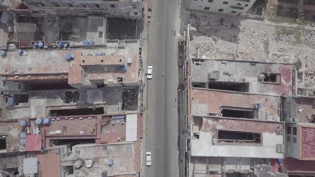 dron havana  cuba skate  patinador en las calles