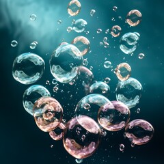 bubbles in the water