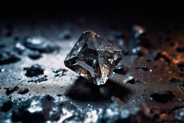 close up of a diamond