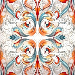 Fototapeta premium Abstract Pattern, Generative AI Illustration