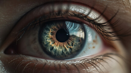 Beautiful Eye Macro Photography looking view