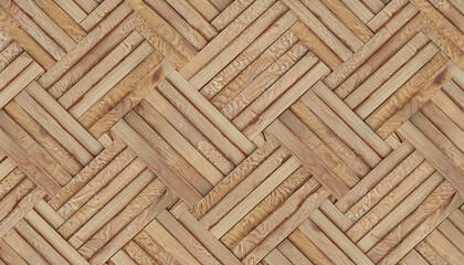 Luxury Hardwood Bamboo Zigzag Herringbone Pattern and 3D Rendered Wooden Fence Planks, Flooring, Interior Design, Home Improvement Projects, decor, tileable, repeat, wooden fence Generative AI