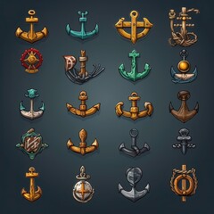 sea anchor ship game ai generated