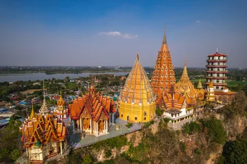 Fotobehang Historisch monument Aerial view of the Thailand landmarks