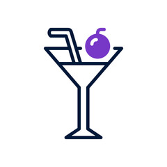 cocktail icon for your website, mobile, presentation, and logo design.