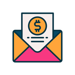 email icon for your website, mobile, presentation, and logo design.