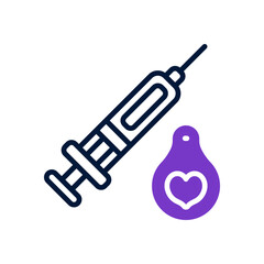 vaccine icon for your website, mobile, presentation, and logo design.