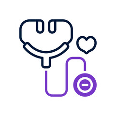 stethoscope icon for your website, mobile, presentation, and logo design.