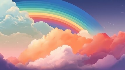 Drawing Rainbow in the Clouds Generative AI