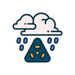 acid rain icon for your website, mobile, presentation, and logo design.