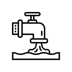 sewage icon for your website, mobile, presentation, and logo design.