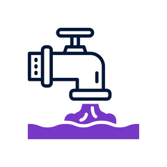 sewage icon for your website, mobile, presentation, and logo design.