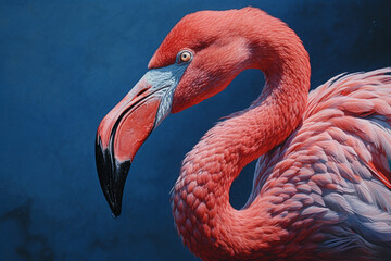 Serenade of the Flamingos: A Dance of Elegance, generative AI