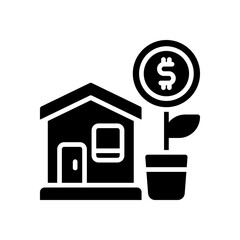 investment icon for your website, mobile, presentation, and logo design.