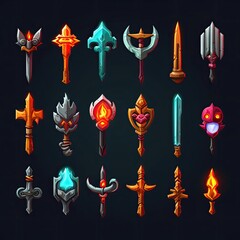 war sword weapon game ai generated