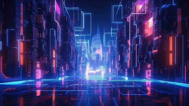 3D rendering illustration of gaming background