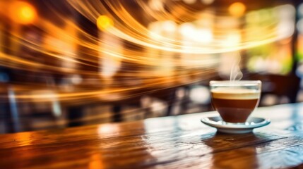Abstract blur of a cafe or restaurant for background