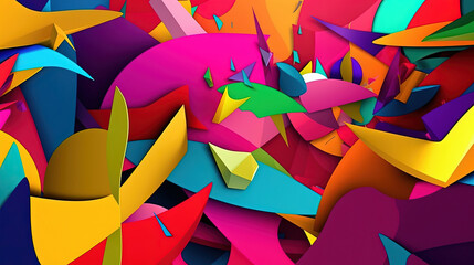 Abstract colorful background. Generative AI.