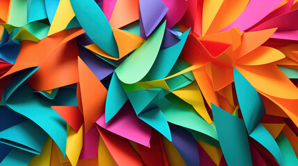 Abstract colorful background. Generative AI.