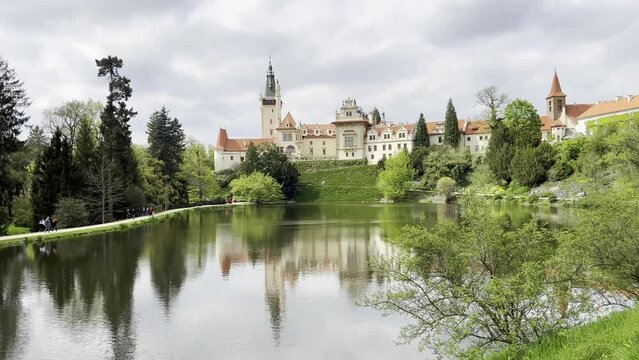 Lake in front of the castle