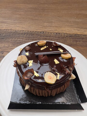 Sweet chocolate dessert