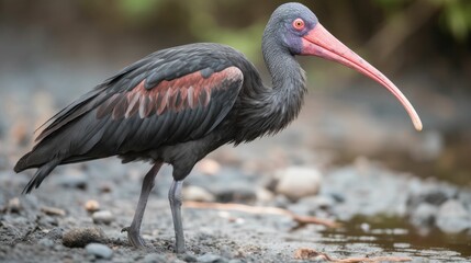 Fototapeta premium Northern Bald Ibis
