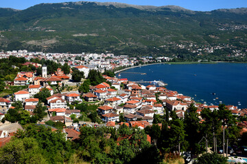 Obraz premium ohrid panorama north macedonia