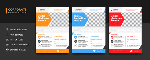Corporate Business Modern Flyer Template
