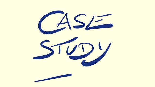 Case Study, Notiz, Handschrift, Skizze, Scribble