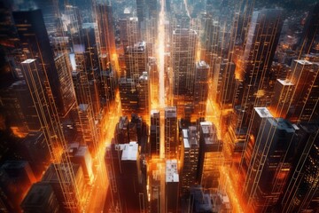 City at night