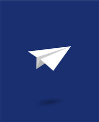 origami paper plane vector free download 2d