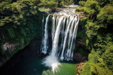 Obraz na płótnie Canvas Waterfall in the jungle