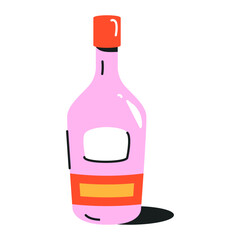 Pack of Drinks Flat Icons 

