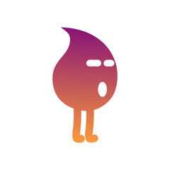 unique emotional emoji character