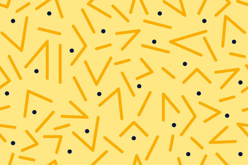 Premium Vector | Colorful memphis style nostalgic background or retro 80s 90s seamless pattern