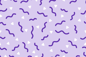 Premium Vector | Colorful memphis style nostalgic background or retro 80s 90s seamless pattern