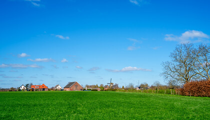 Obraz premium Rural landscape near Bronckhorst, Netherlands 