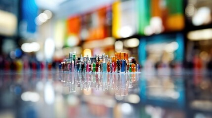 Obraz premium Blurred background of department store