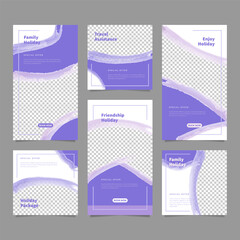 Editable social media banner template.