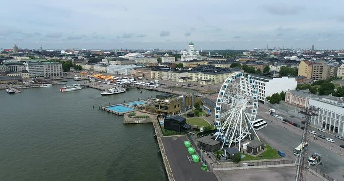 Sky Wheel Helsinki is a 40 meter tall Ferris wheel in central Helsinki, Finland.