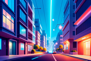 Naklejka premium Generative concept art illustration. Generative ai.