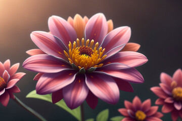 Generative concept art illustration. Generative ai.